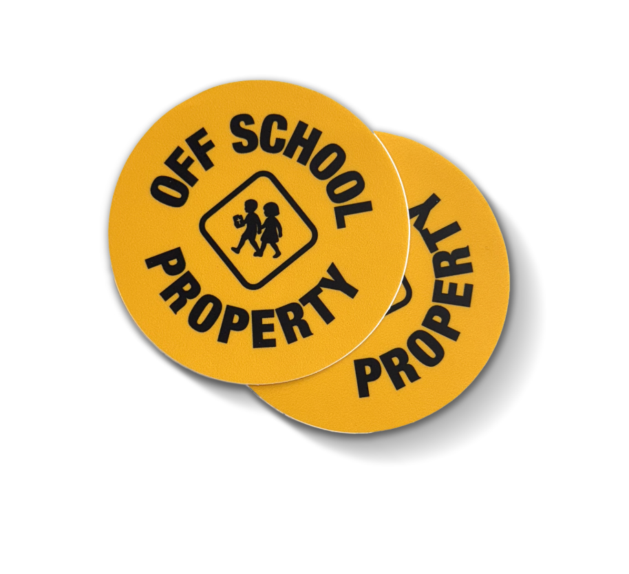 Off School Property Sticker