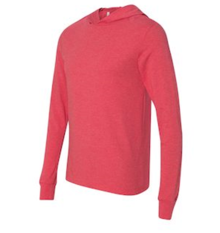 Unisex Long Sleeve Hooded T-Shirt