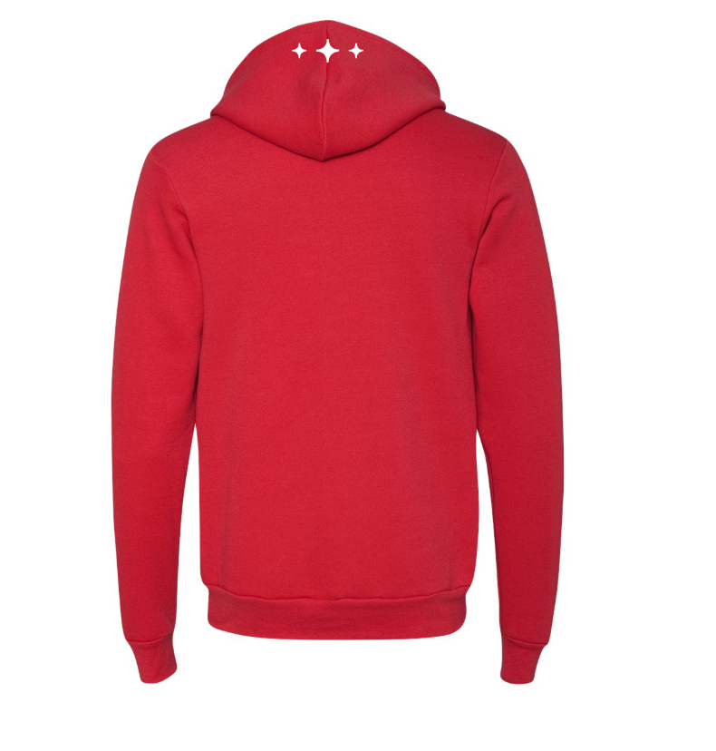 Unisex Poly/Cotton Hooded Pullover Sweatshirt