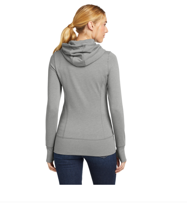 New Era Women's Tri-Blend Fleece Full-Zip Hoodie