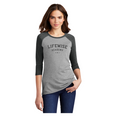 District Women's Perfect Tri 3/4-Sleeve Raglan