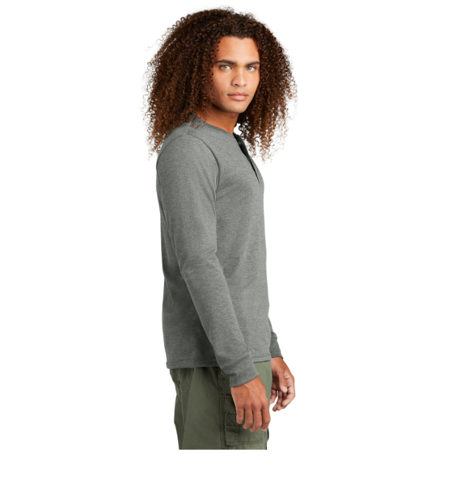 District Perfect Tri Long Sleeve Henley