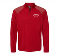Shoulder Stripe Quarter-Zip Pullover