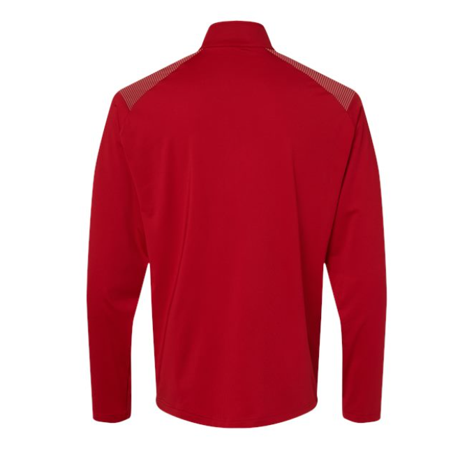Shoulder Stripe Quarter-Zip Pullover
