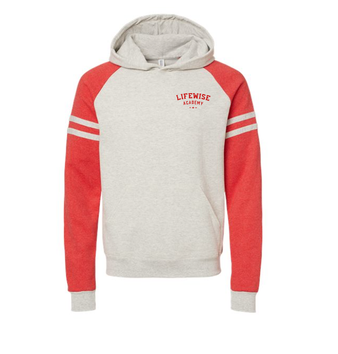 NublendÂ® Varsity Colorblocked Raglan Hooded Sweatshirt
