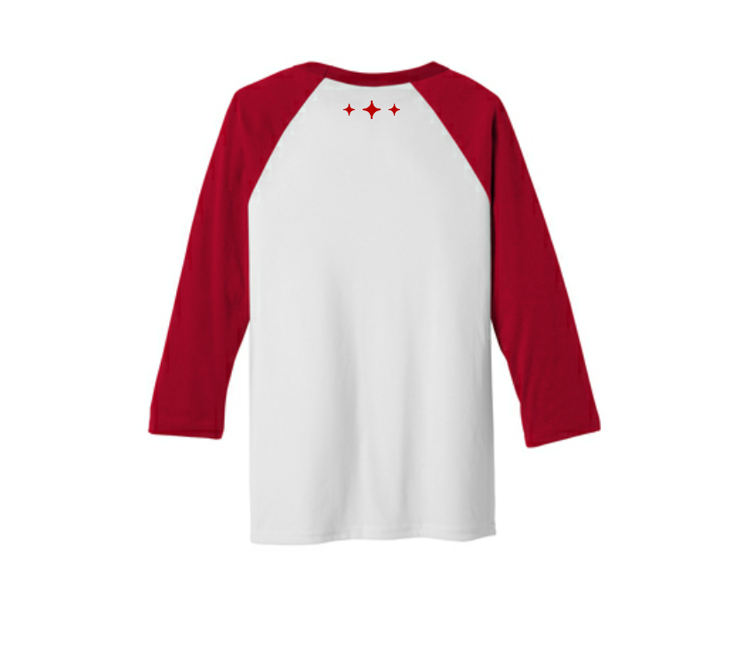 BELLA+CANVAS Unisex 3/4-Sleeve Baseball Tee