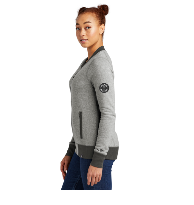 New Era Women's French Terry Baseball Full-Zip