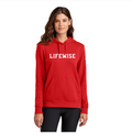Nike Women's Club Fleece Sleeve Swoosh Pullover Hoodie