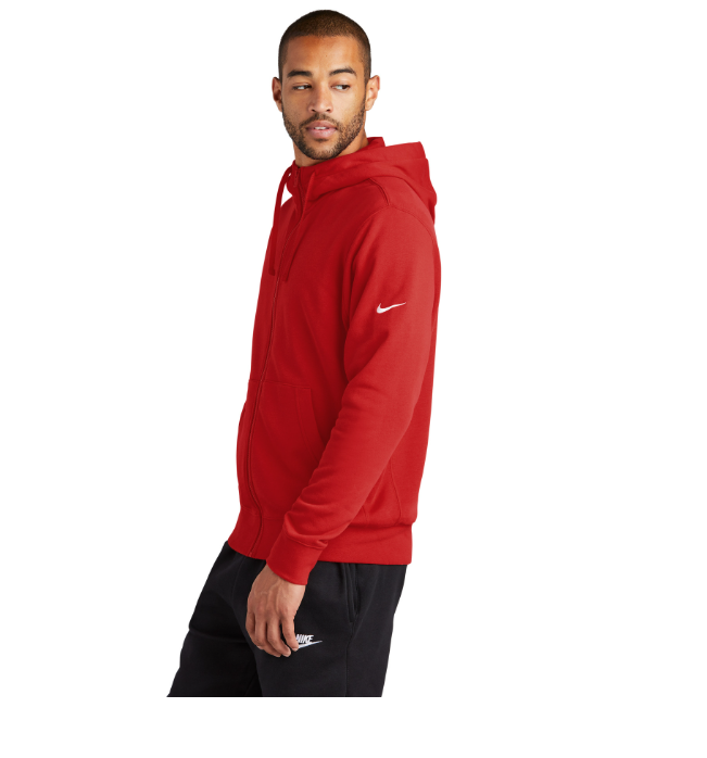 Nike Club Fleece Sleeve Swoosh Full-Zip Hoodie