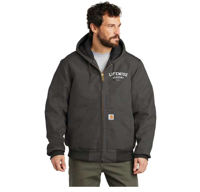Carhartt Quilted-Flannel-Lined Duck Active Jac